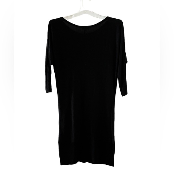 Charlotte Russe Dolman Black Long Sleeve Mini Dress - Picture 2 of 5